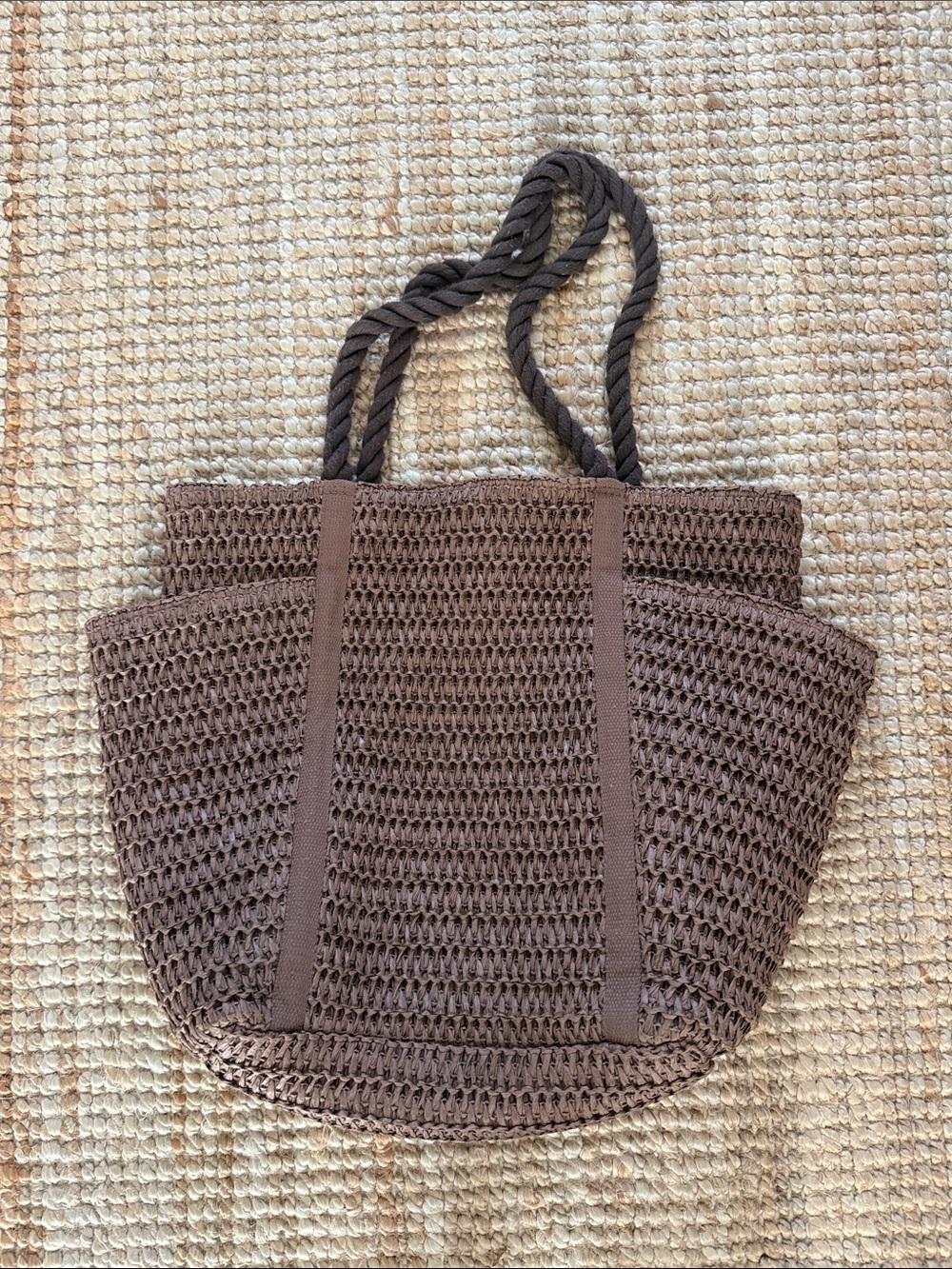 Evereve Nia Rafia Tote